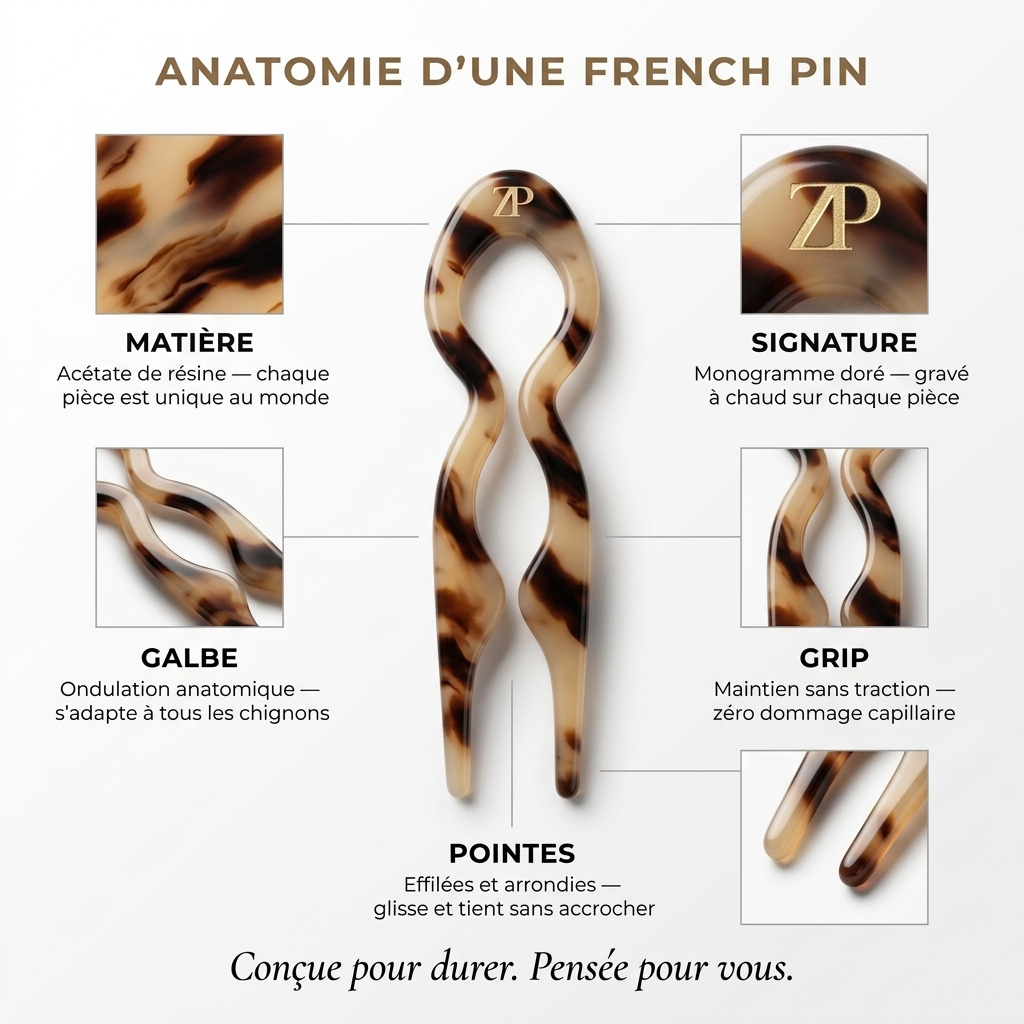 Lot de 3 French Pin (Nouvelle Version)